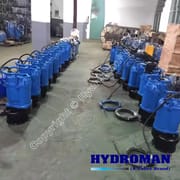 Construction site dewatering pump