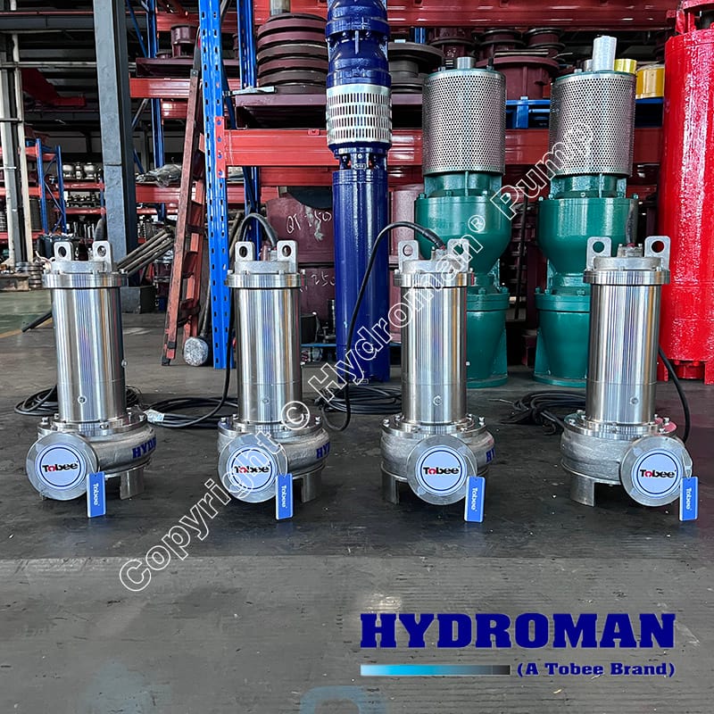 Corrosion-resistant wastewater pump