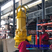 Submersible mining silica sand pump