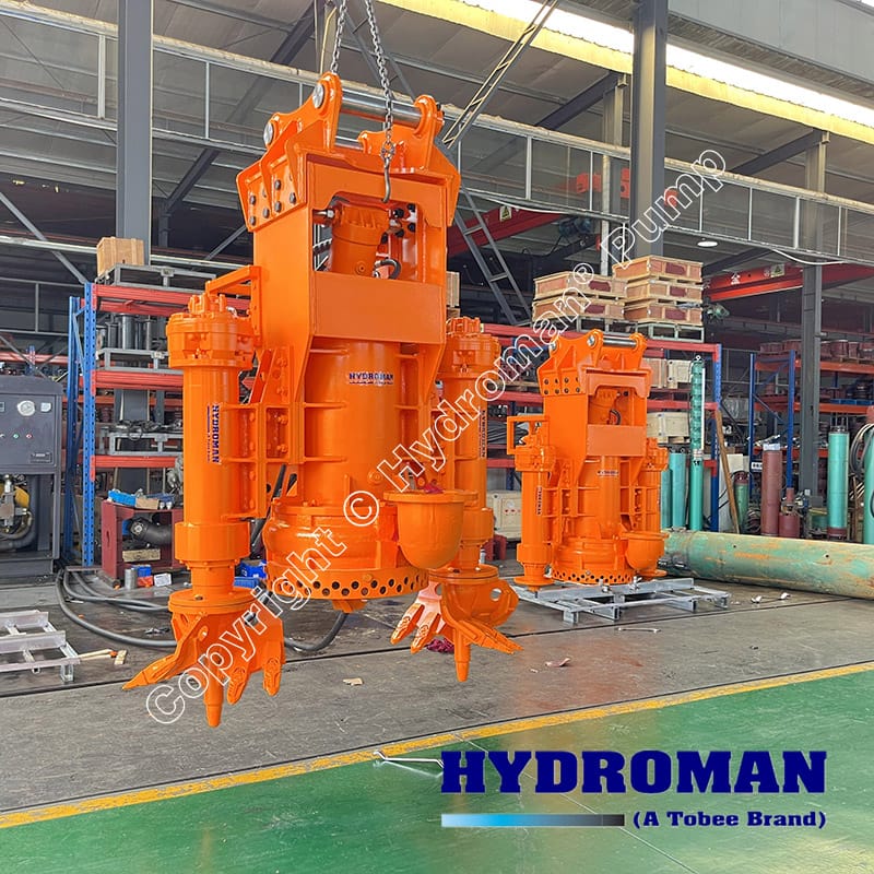 Hydraulic driven dredge pump