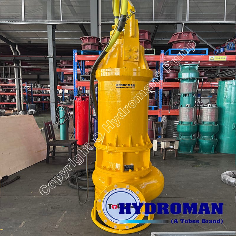 Vertical Electric Underwater Pump for Mining Aggregates
