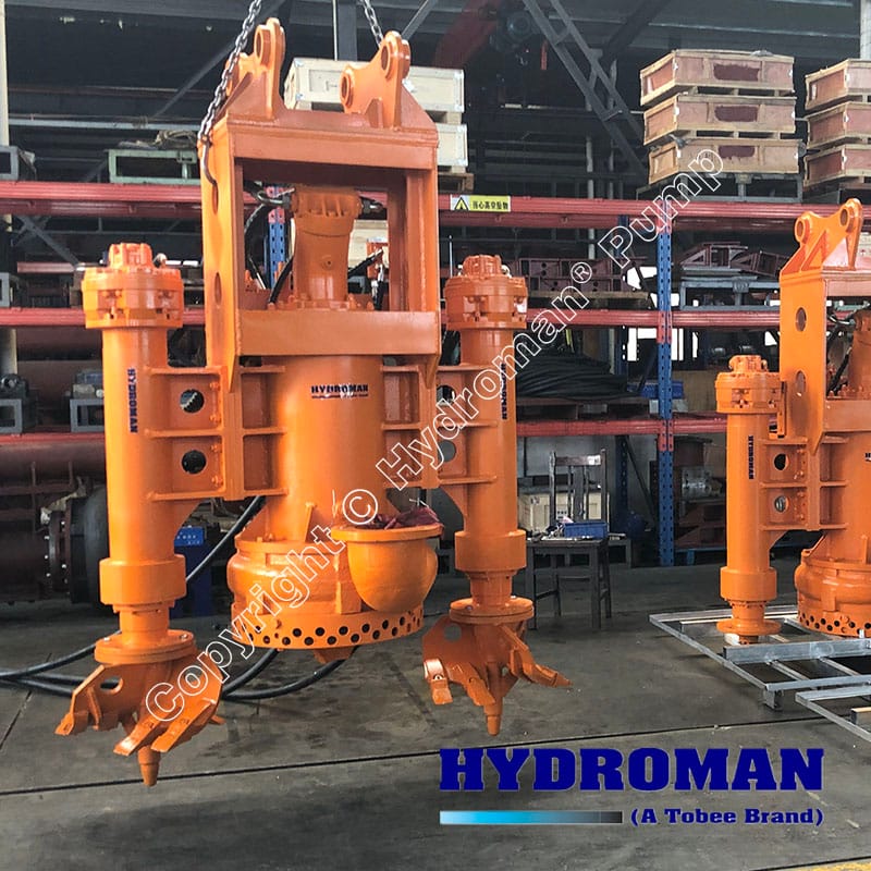 Hydraulic Excavator Submersible Canals Dredging Pump