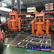 Hydraulic submersible slurry dredge pump