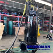 Submersible sand dredge pump for mining
