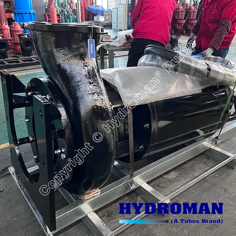 High capacity silica sand submersible pump