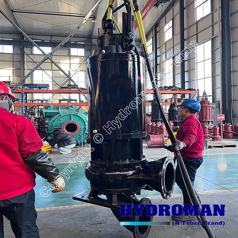 Durable Submersible Pump for Sand Quarry Applications