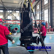 Durable Submersible Pump for Sand Quarry Applications