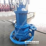 Heavy duty submersible dredge pump