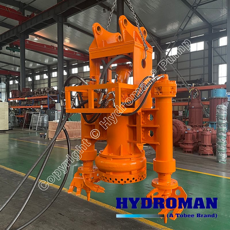 hydraulic excavator submersible pump for sand dredging