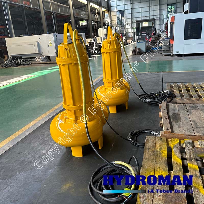7.5 KW Submersible Sewage Pump with Guide Rail System