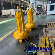 7.5 KW Submersible Sewage Pump with Guide Rail System