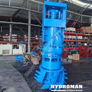 Hydraulic Submersible Dredge Pump with Cutter Head for Excavator Attachment
