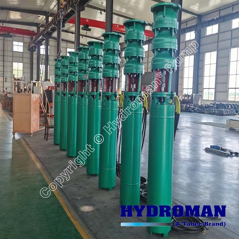 Vertical deep well pump