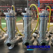 Submersible pump with stainless steel
