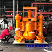 Hydraulic Suction Dredge Pump Mounted on Excavator