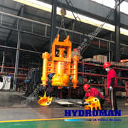 Hydraulic Dredge Pump Attached on Excavator