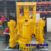 Vertical Dredge Pump Mounted on Excavator
