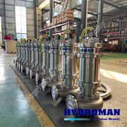 Hydroman Electric SS Submersible Slurry Pump for Acid