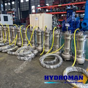 Submersible dirty water pump