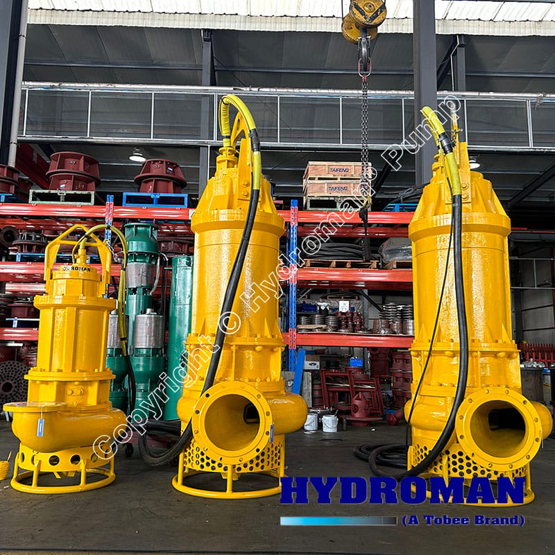 Submersible mud dredge pump