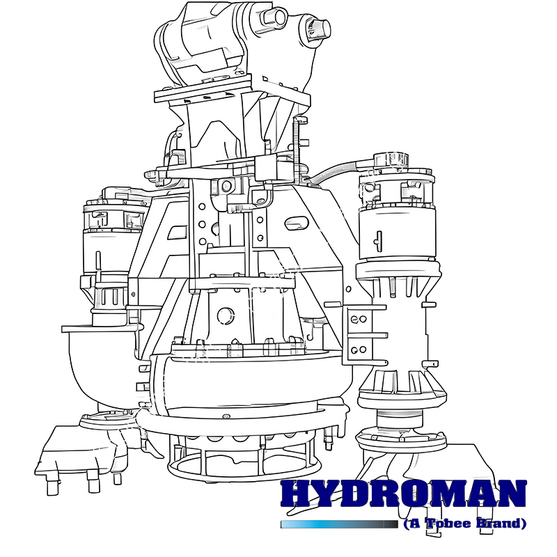 Hydraulic Double Side Cutters Slurry Pump