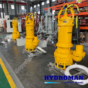 submersible pump for sludge dredging application