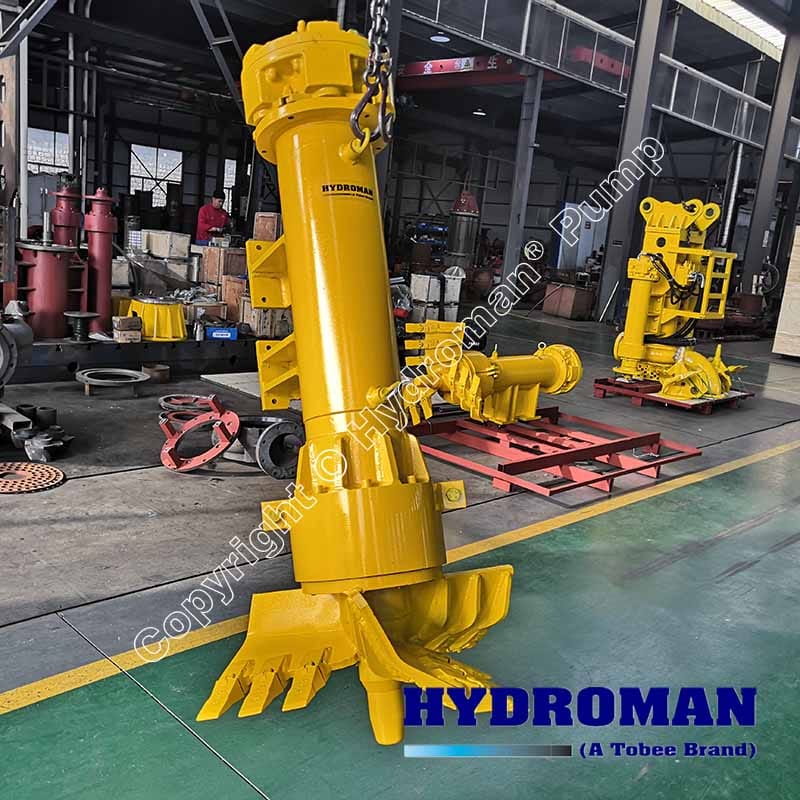 Hydraulic Dredge Pump with Side Cutters
