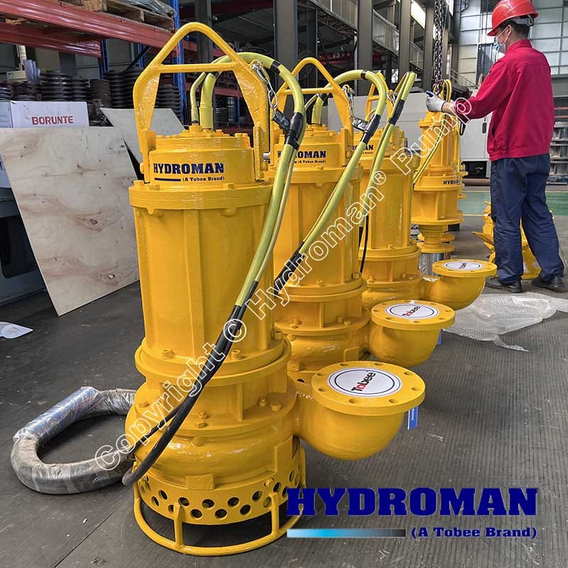 submersible pump for sludge dredging application