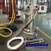 316 stainless steel submersible slurry pump