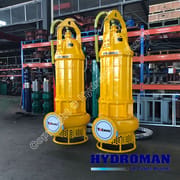 Underground coal mine submersible type mud pump