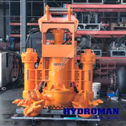 Silt and Sand Pump with Hydraulic Excavator Mount