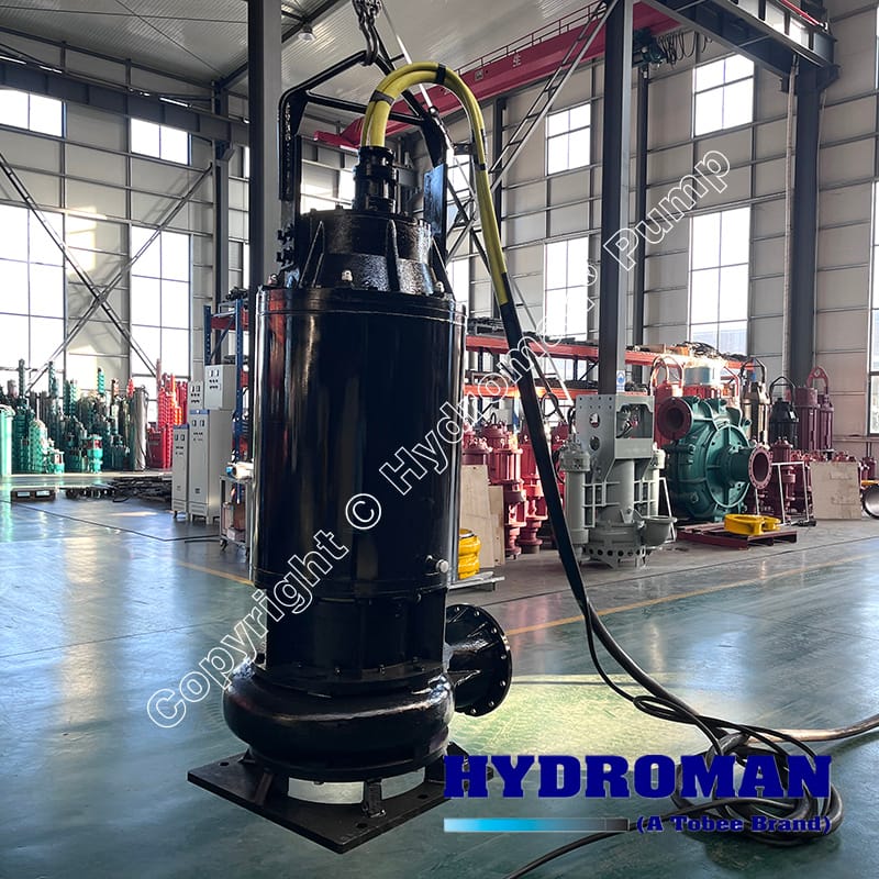 Non-Clogging Sump Pump for Solids