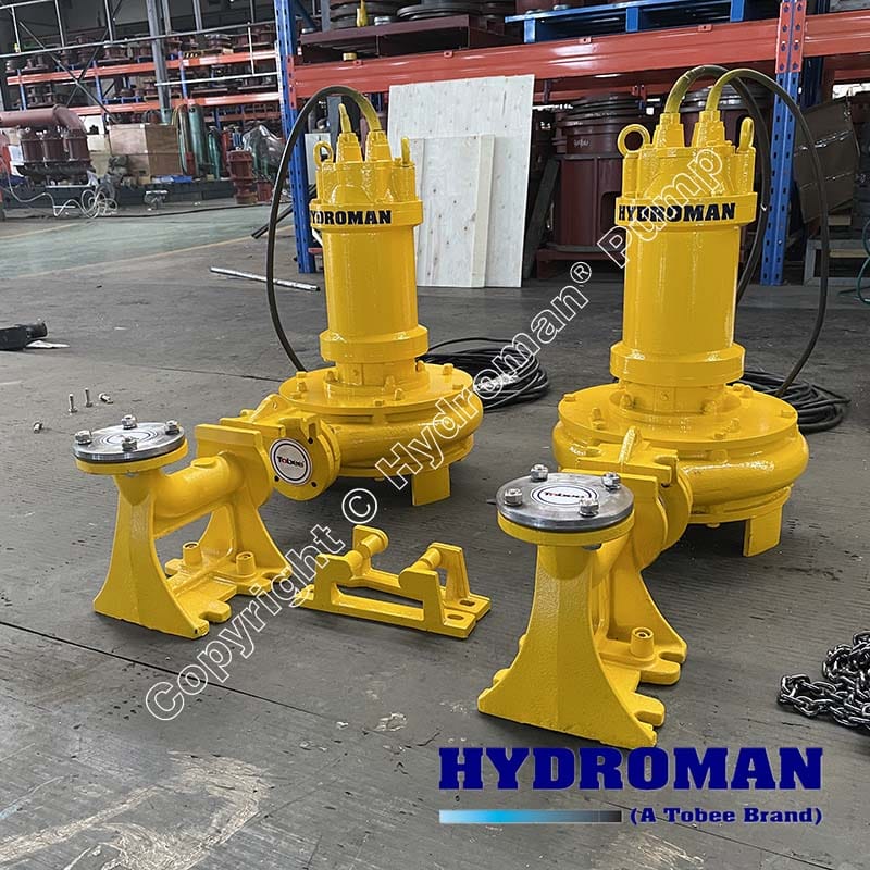 submersible sewage pump with duck foot