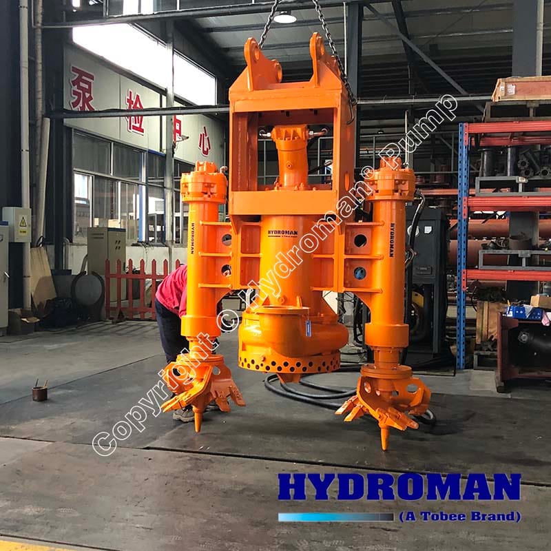 Two Lateral Cutter High Flow Pump for Lagoon Dredging