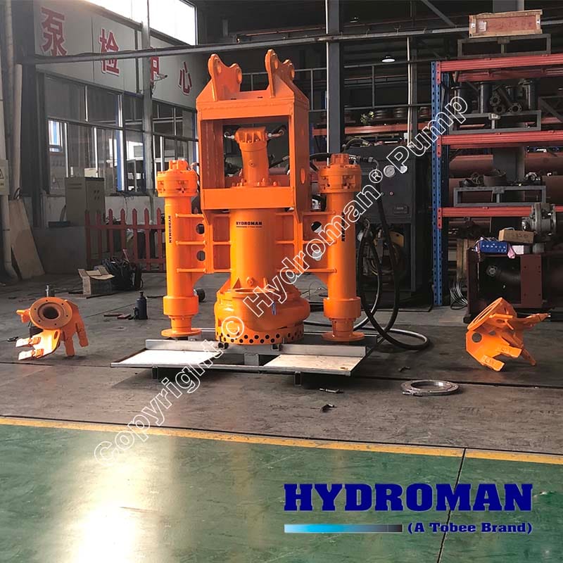 Heavy-duty Hydraulic Slurry Pump with 2 Side Agitators