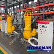 Gravel gold river dredging pump with agitators