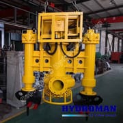 Hydroman Industrial Rock Slurry Pump Hydraulic Dredge Pump Side Knives for Perth Lake Cleaning
