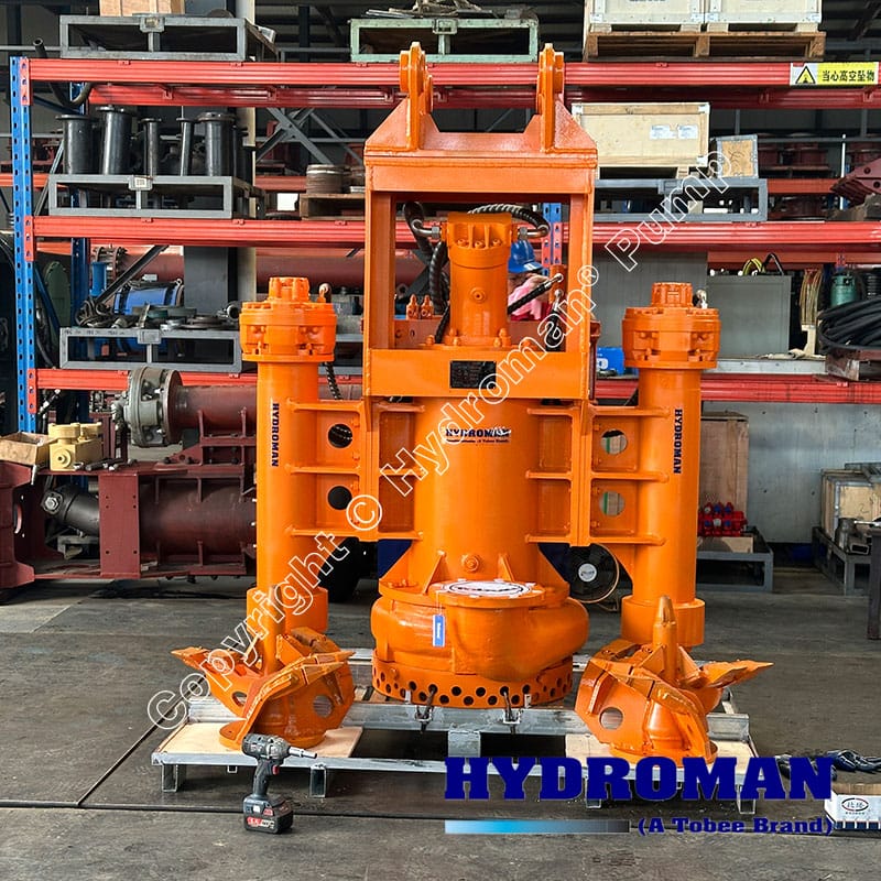 Hydroman Submerged Cutter Pump for Coastal Work