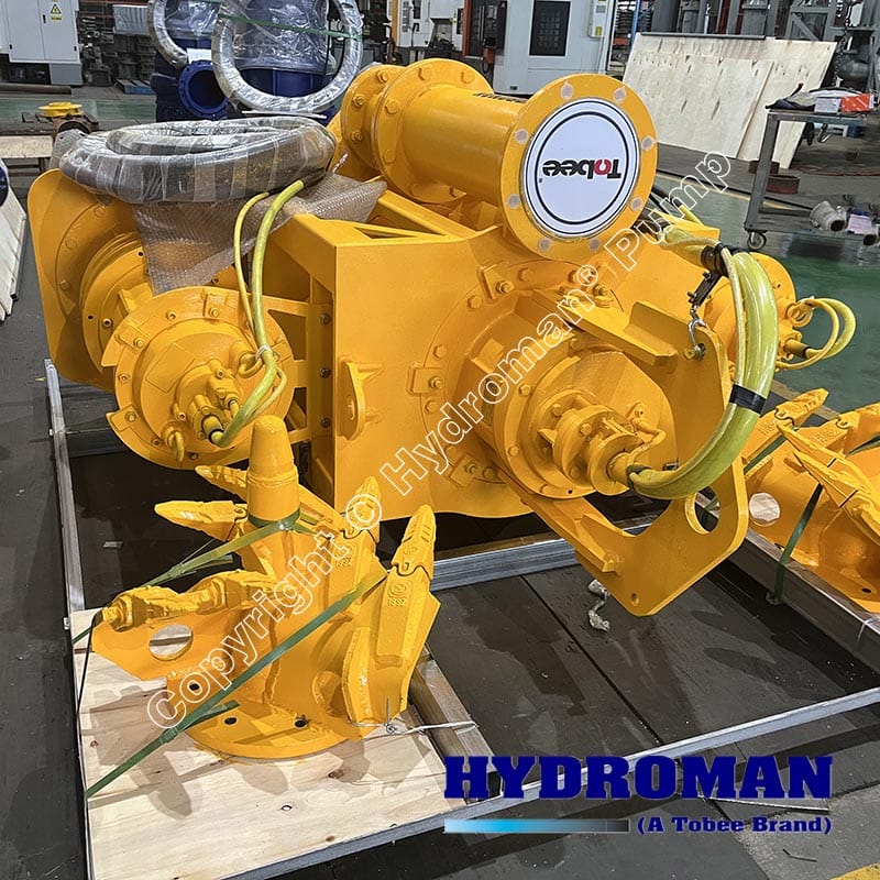 Underground coal mine submersible type mud pump