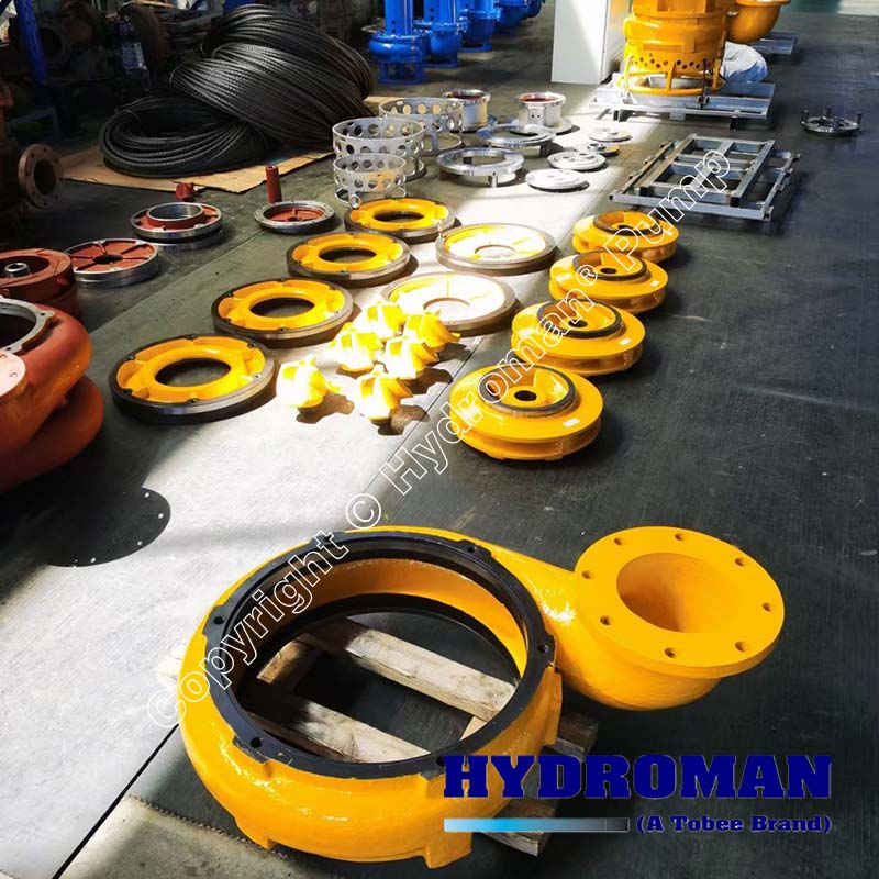 Heavy Duty Submersible Slurry Pump Wetted Parts
