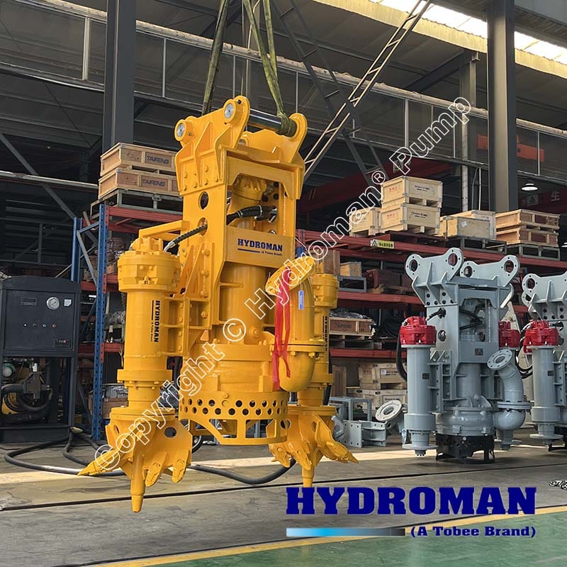 Excavator Mounted Slurry Pump for Quarry Work