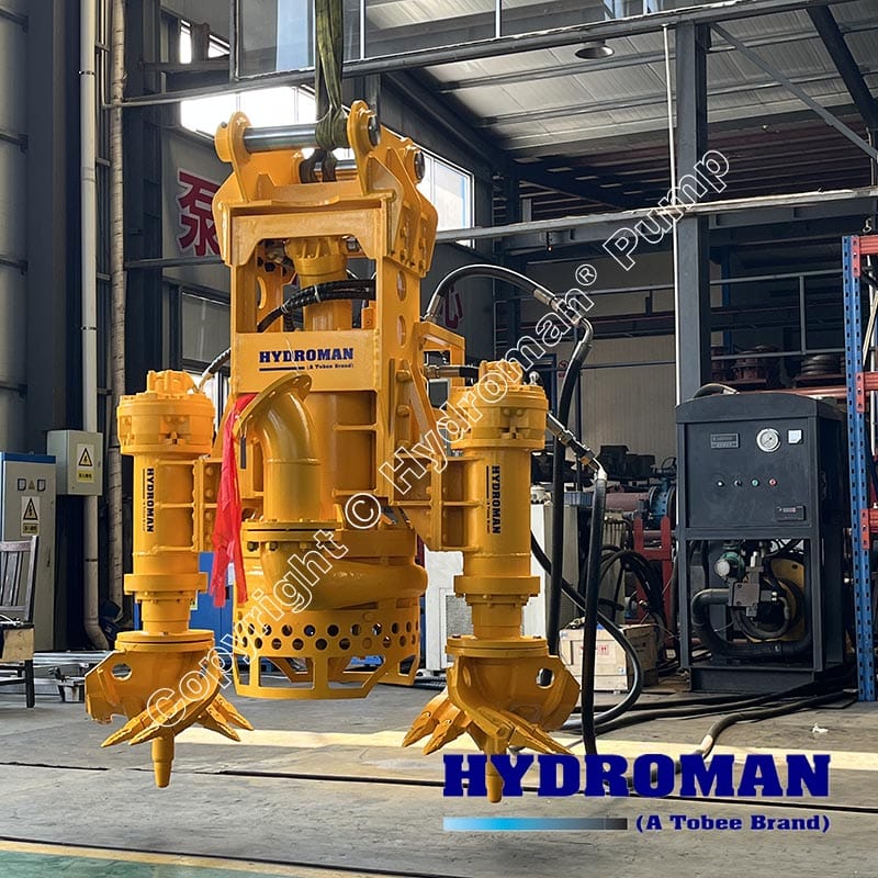 Submersible Dredge Pump with Hydraulic Drive System