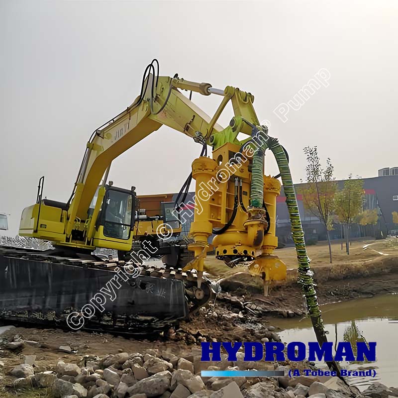 Excavator Dredging Pump with Hydraulic Power