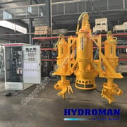 Underground coal mine submersible type mud pump