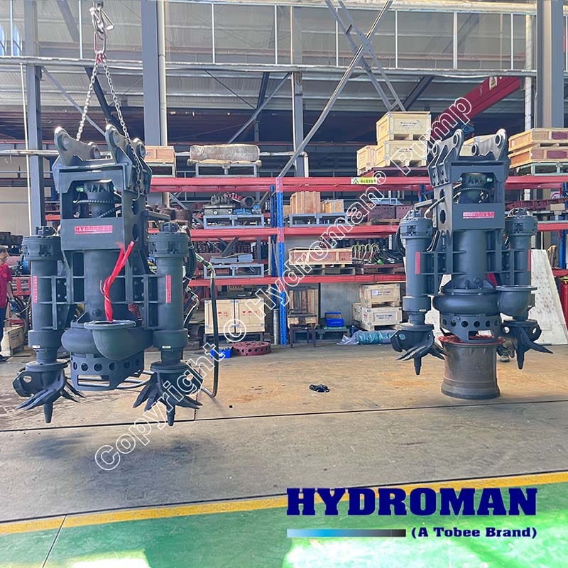 Heavy Duty Hydraulic Dredging Pumps with Cutter System