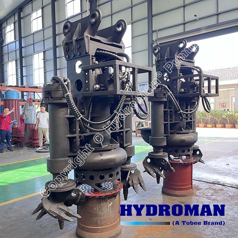 Hydraulic Driven Submersible Pumps for Mud and Sand Dredging