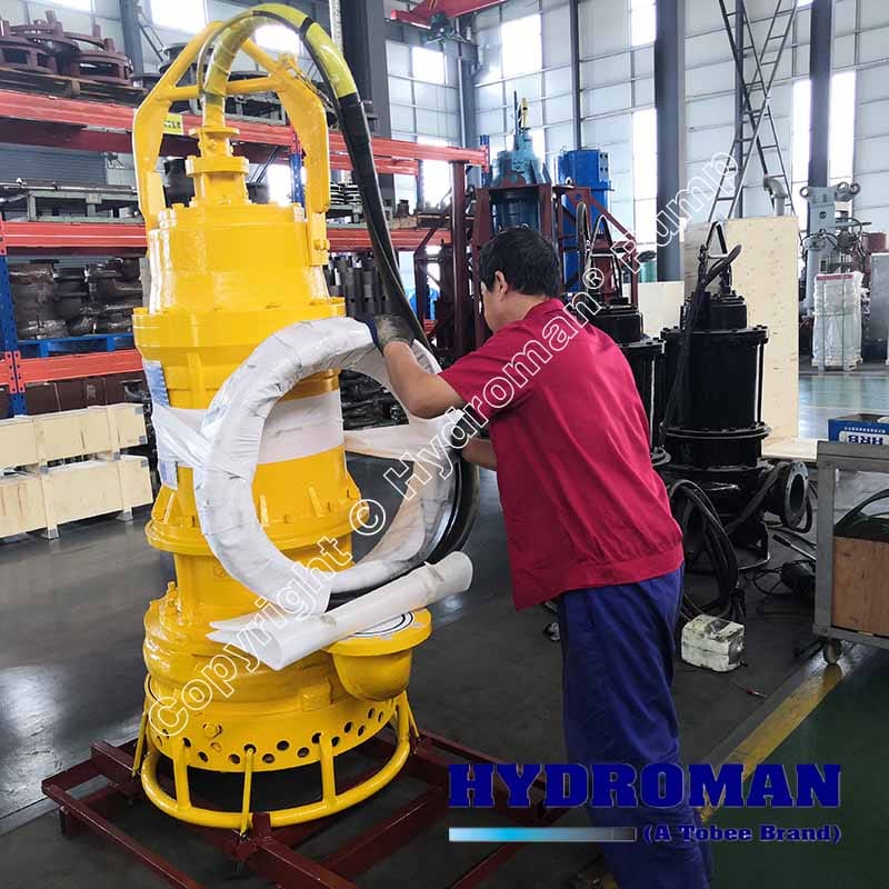 Reliable High Capacity Submersible Dredging Pump with Cutter