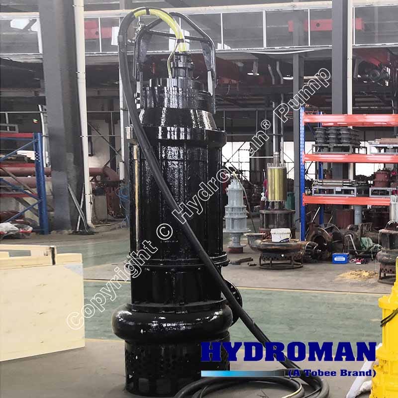 Underwater Electric Pump for Slurry Cleaning Systems
