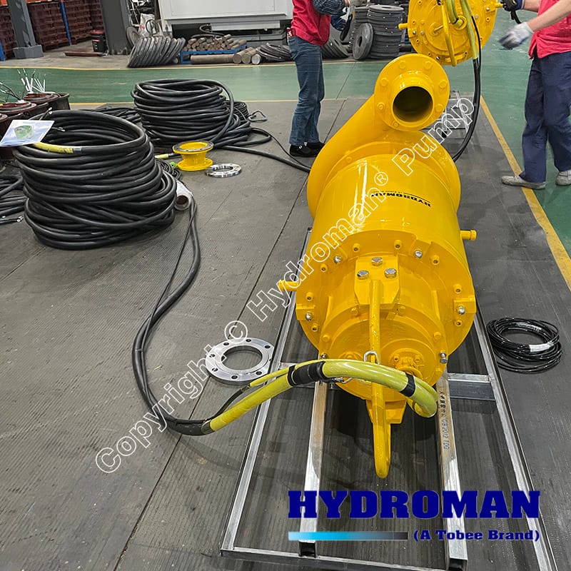 High Efficiency Submersible Pump for Preventing Flooding