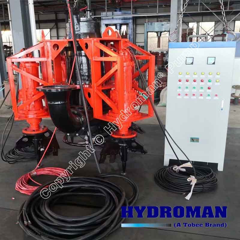 Heavy Duty Submersible Dredging Pump with Electric Cutters